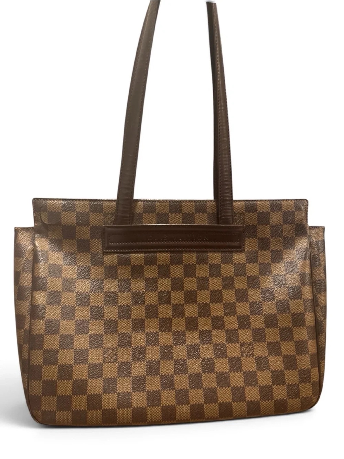 Louis Vuitton Parioli PM tote in Damier Ébène canvas