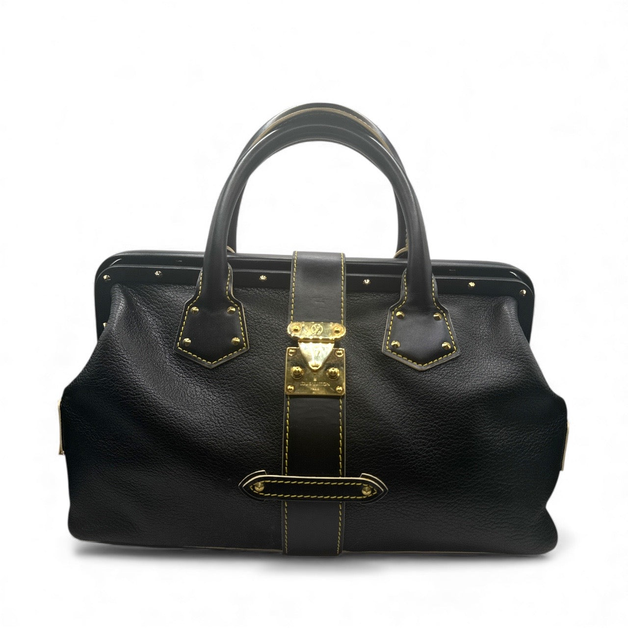 Louis Vuitton Black Leather Suhali L’Ingénieux PM Satchel