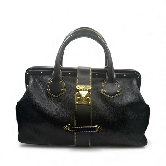 Louis Vuitton Black Leather Suhali L’Ingénieux PM Satchel