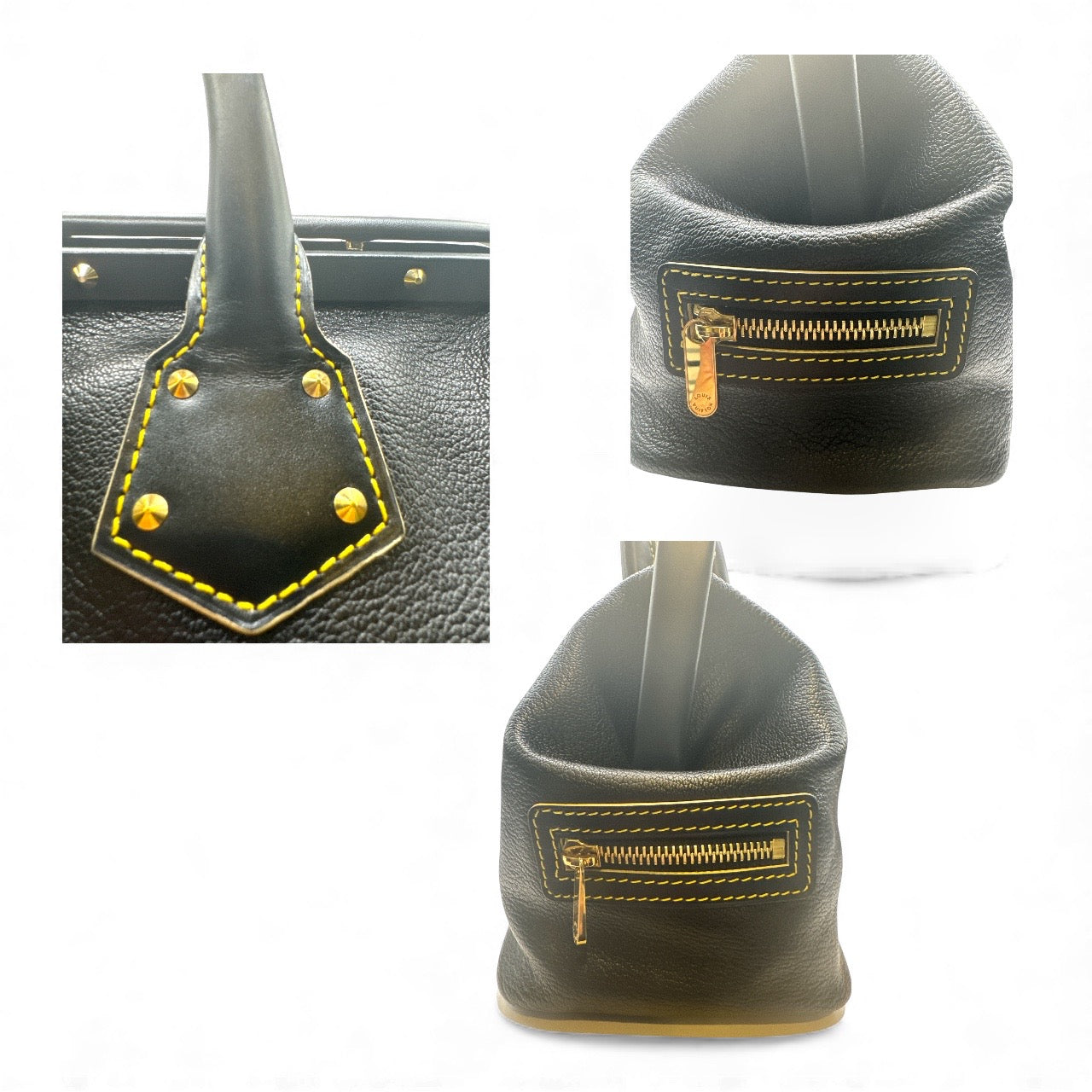 Louis Vuitton Black Leather Suhali L’Ingénieux PM Satchel