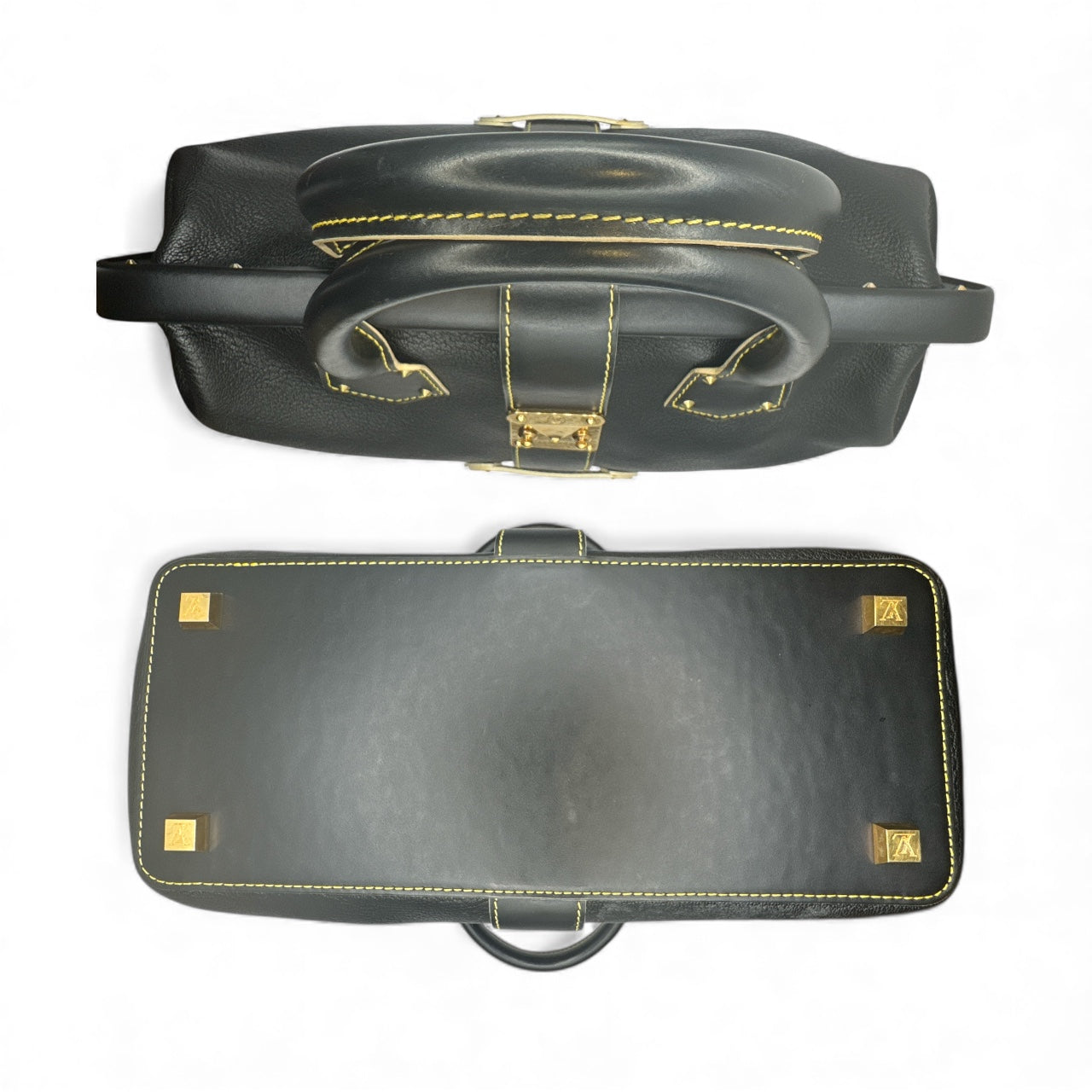 Louis Vuitton Black Leather Suhali L’Ingénieux PM Satchel