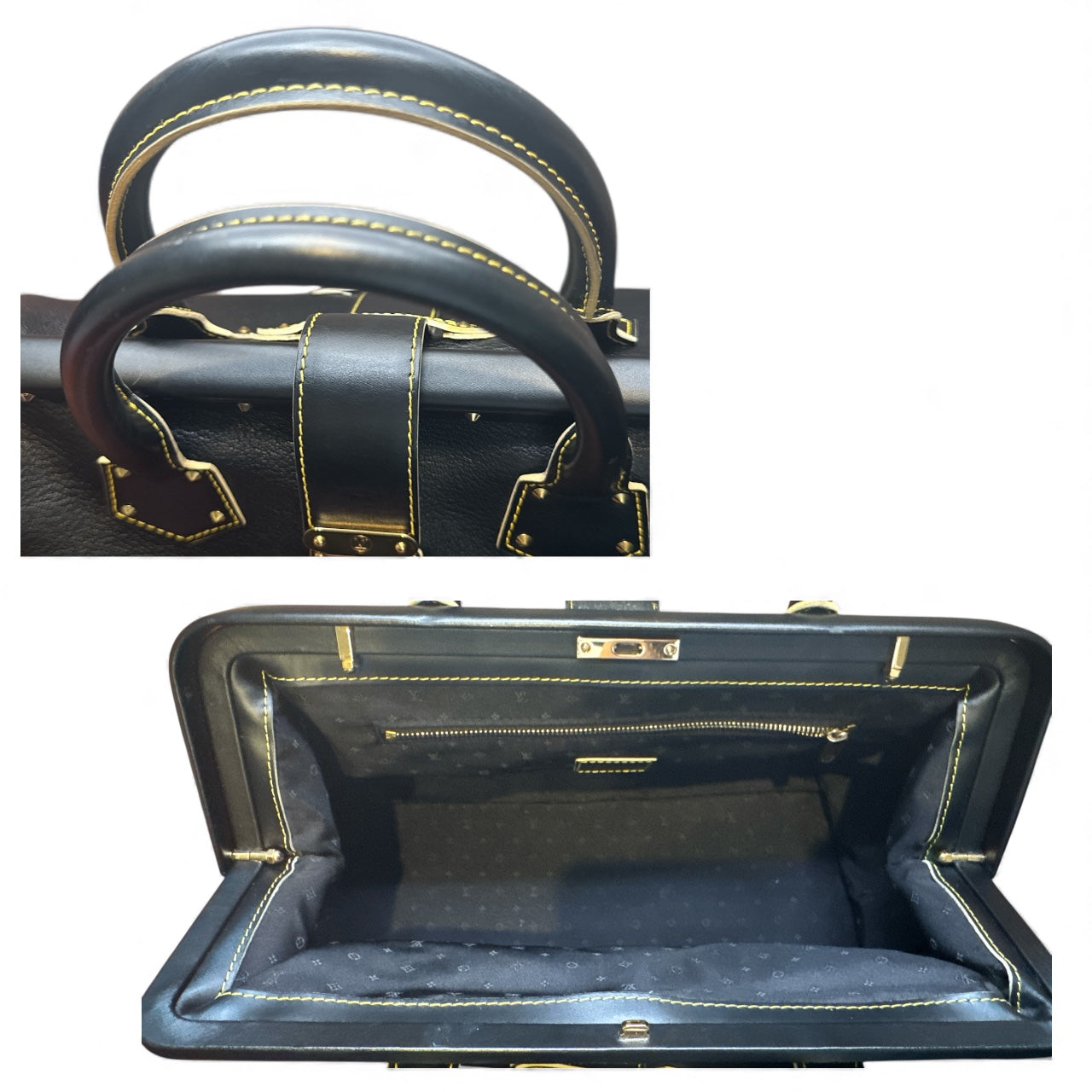 Louis Vuitton Black Leather Suhali L’Ingénieux PM Satchel