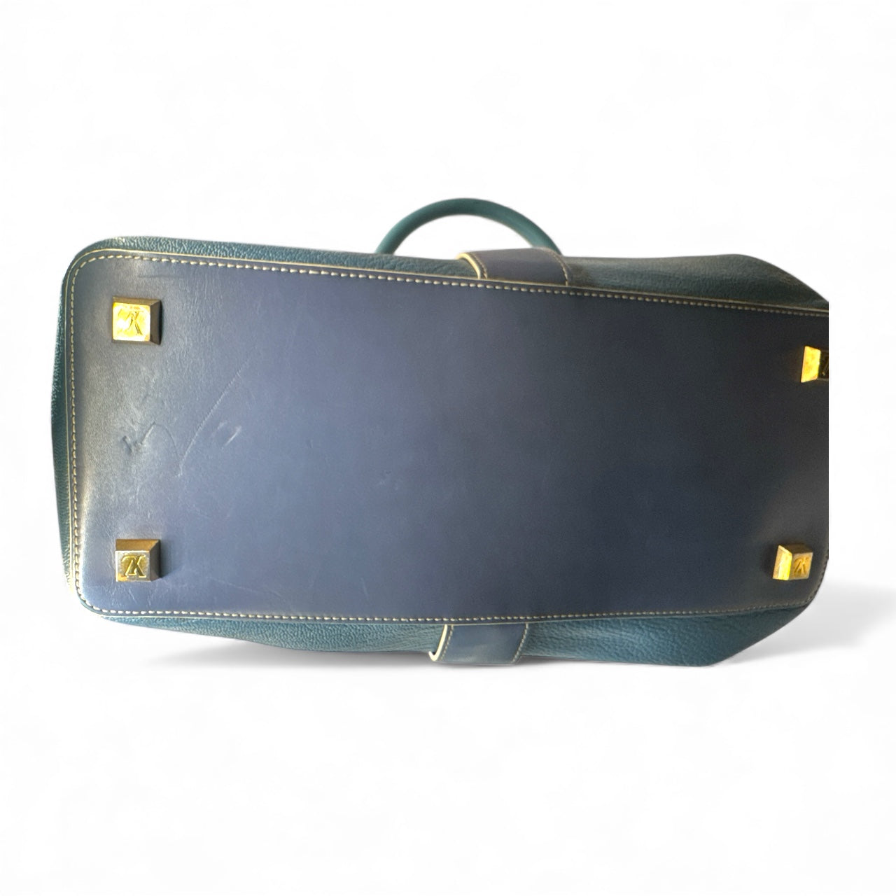 Louis Vuitton Blue Leather Suhali L’Ingénieux PM Satchel