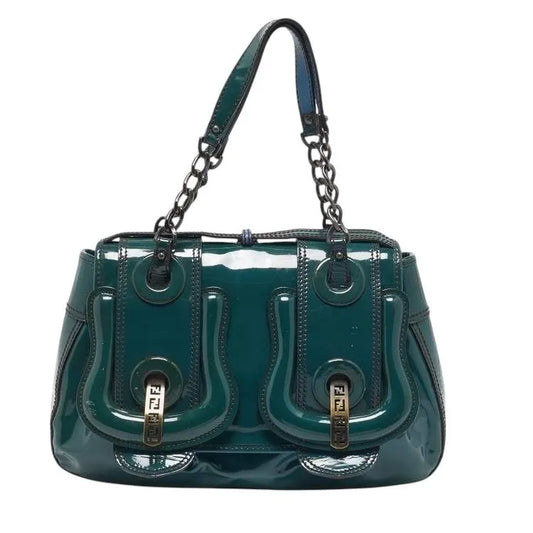 Green Patent Leather Fendi Shoulder bag